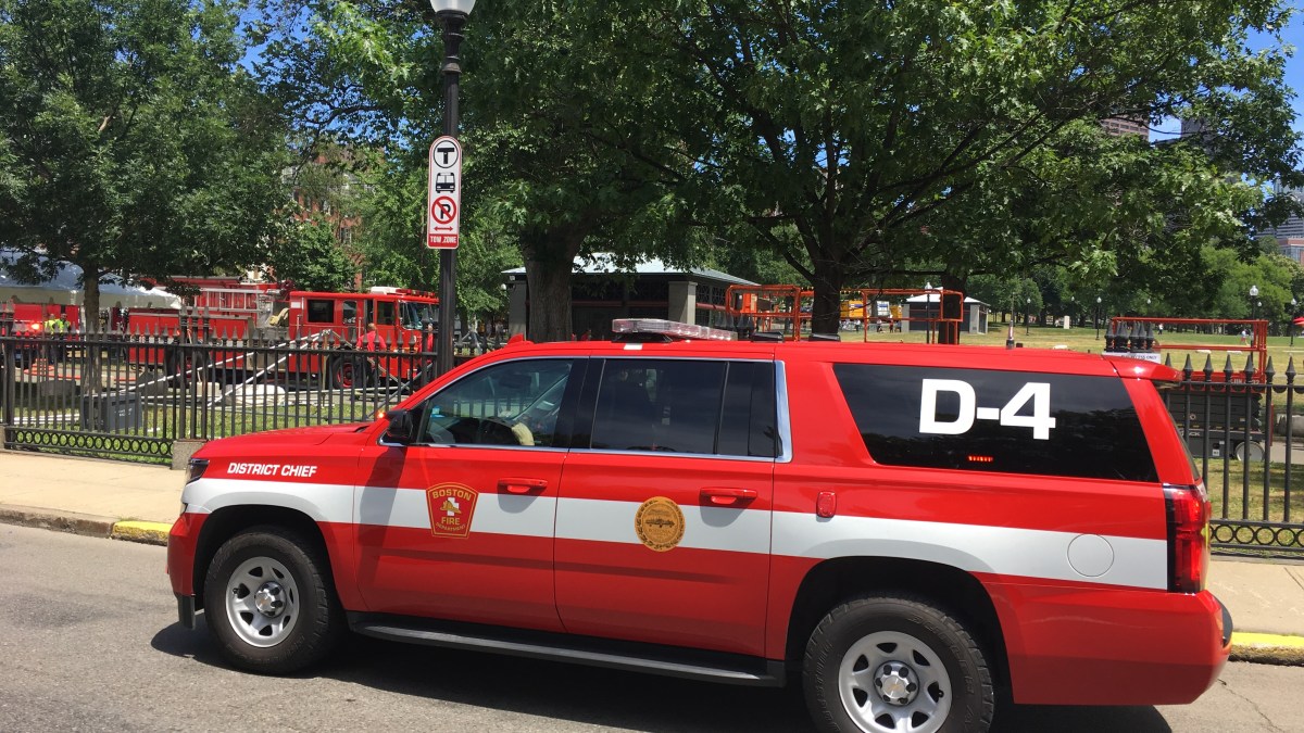 Vehicle Catches Fire In Parking Garage Under Boston Common Nbc