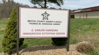 The C. Carlos Carreiro Immigration Detention Center in Dartmouth, Massachusetts.
