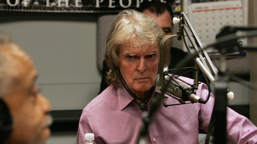 Radio show host Don Imus talks with the Rev. Al Sharpton on Sharpton’s radio show, after Imus referred to the Rutgers women’s basketball team as “nappy-headed hos.”