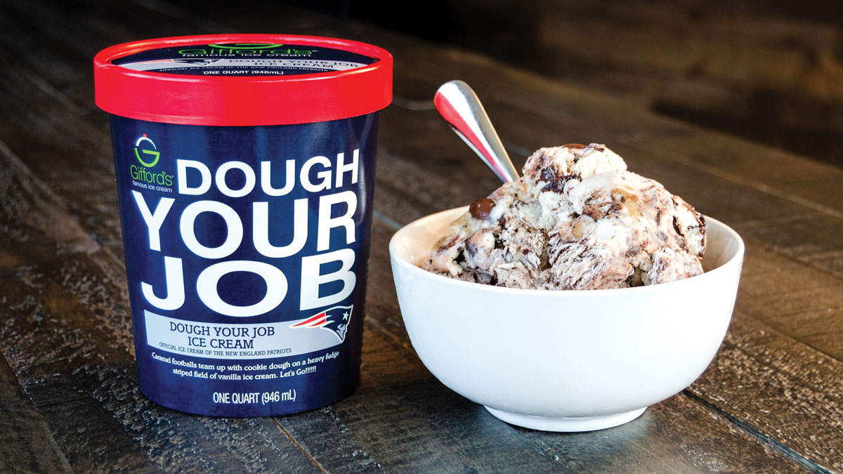 ‘Dough Your Job’ Maine Ice Cream Nods to Patriots, Belichick NBC Boston