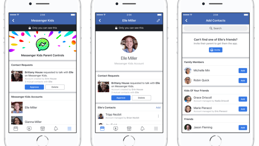 facebook messenger kids