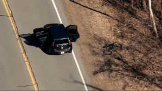 ipswich bicycle crash scene