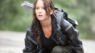 Jennifer Lawrence as Katniss Everdeen in "The Hunger Games"