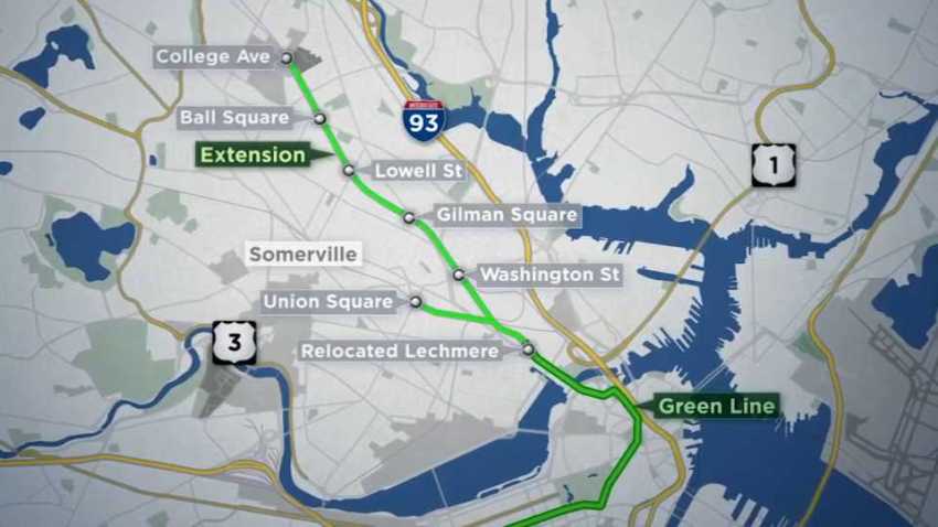 Exclusive Look at MBTA's Green Line Extension Project - NBC Boston