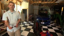 Mike Murphy's new Honda has been parked inside his family's barn for weeks after his license was suspended by the RMV for a fender-bender in Florida.