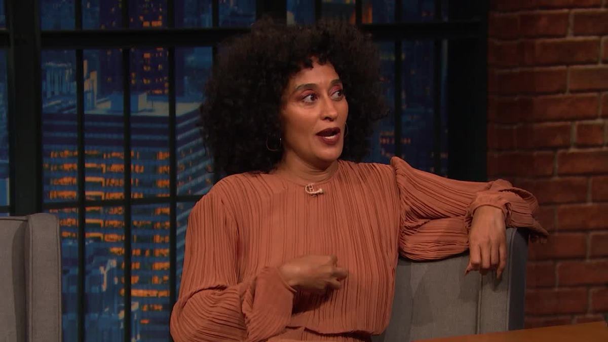 Late Night Tracee Ellis Ross Tried 74 Samples For Haircare Line