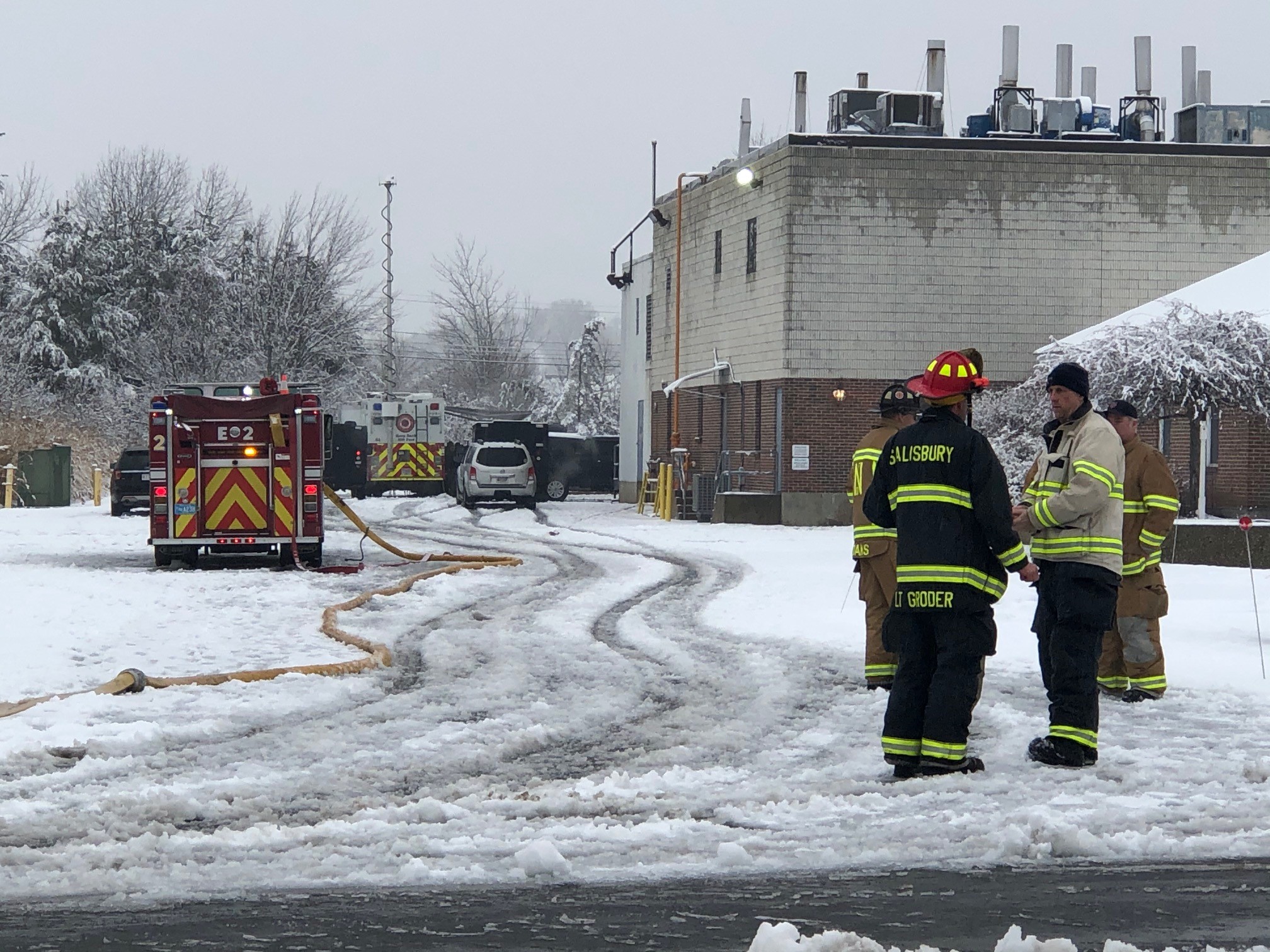 Explosions At Newburyport Chemical Plant Tear Hole In Roof Building   Newburyport 2 