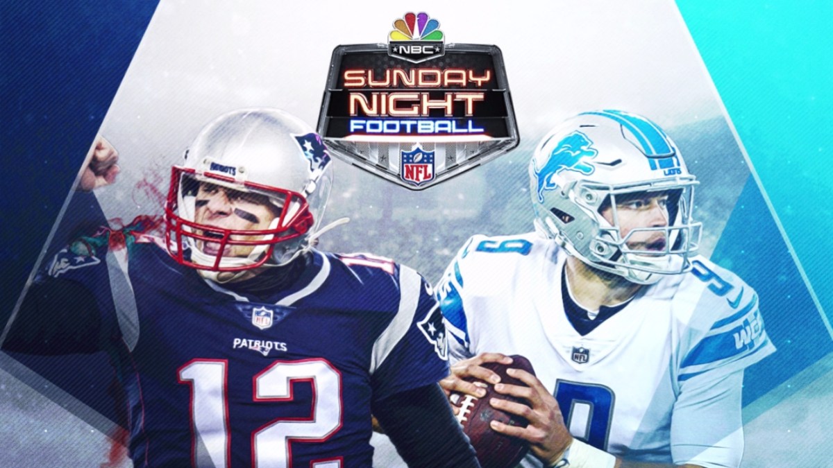 Watch NBC Sunday Night Football How to Watch  Patriots Lions on Sunday  Night  Football  NBC  