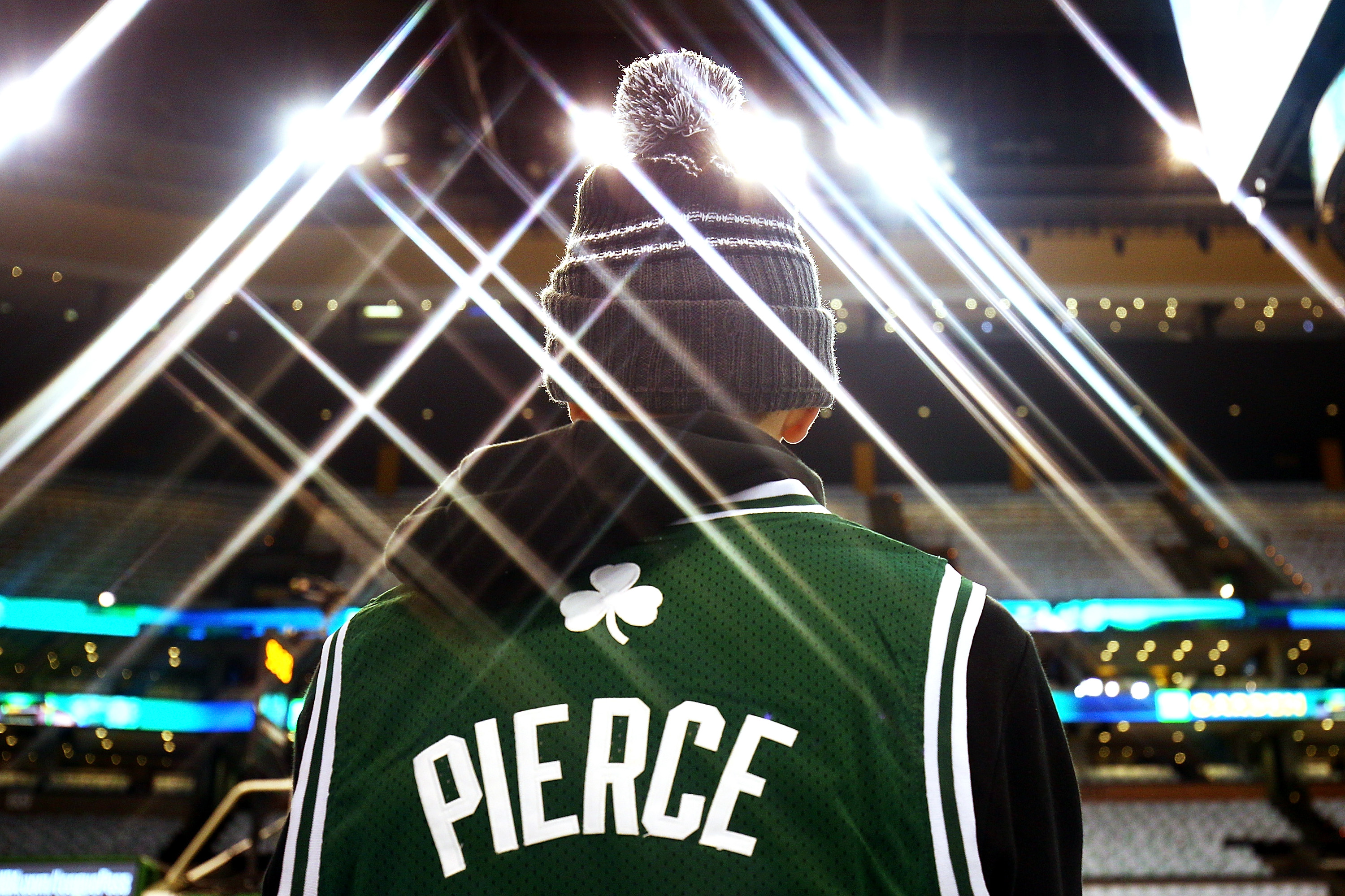 Paul Pierce remembers glory days with Celtics as No. 34 is raised