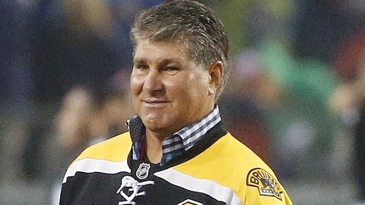 Watch Bourque Fires Up Td Garden Crowd As Bruins Banner Captain