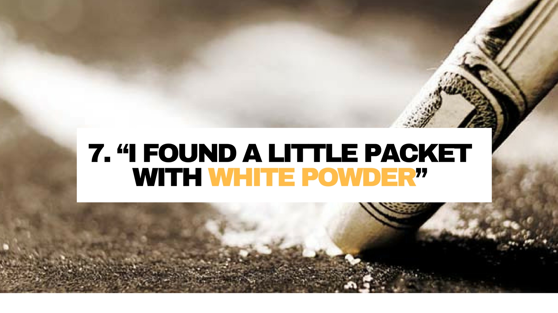 <p><b>Rana</b> : “I always check my car, and couple ridesnthere is white powder in the back, and once I found a little packet with whitenpowder. Please don't leave the stuff in my car because I can be stopped andnquestioned. I know it's not their intention to leave a packet, I don't know hownmuch it costs [laughs].</p> <p>“Couple times I had people dealing drugs,nmaking deliveries in the city.”</p>