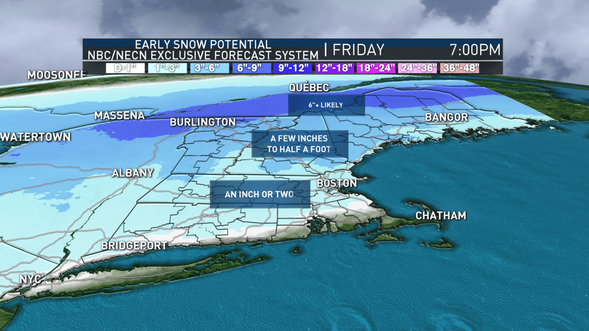 Thursday Storm Could Bring Plowable Snow to New England; Second Storm ...