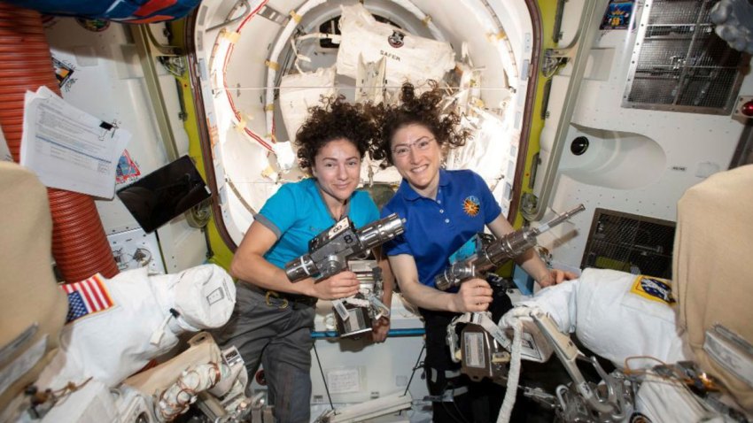 Space Station All Female Spacewalk