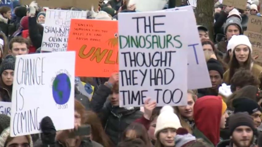 Students Rally at State House, Demand Action on Climate Change - NBC10 Boston