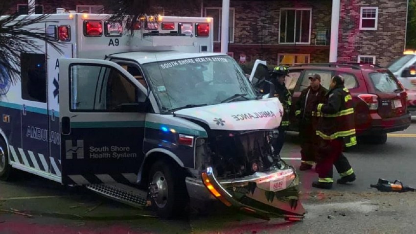 weymouth ambulance involved crash