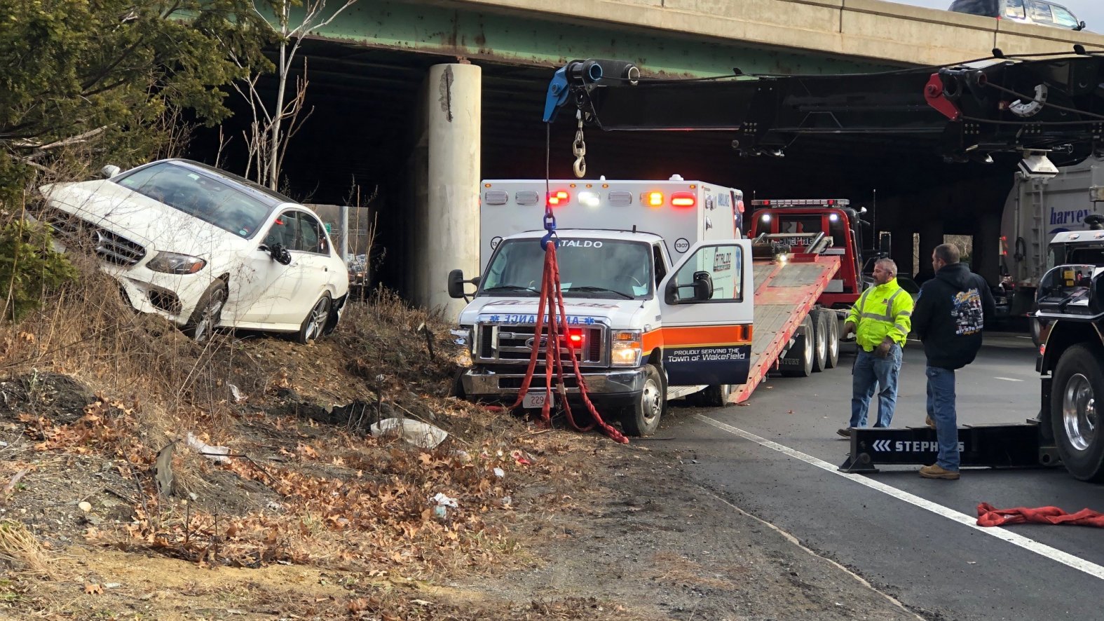 Ambulance Involved in 3Vehicle Crash in Reading NBC Boston Ambulance Involved in 3Vehicle Crash in Reading NBC Boston