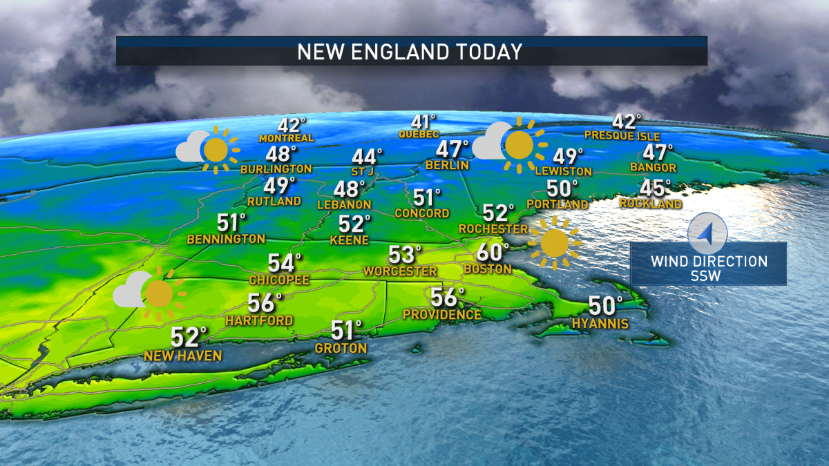 New England Sees Warm Temps; Rain Tuesday – NBC Boston