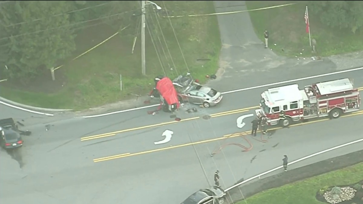 1 Dead, 3 Hurt in 3Car Crash in North Andover NBC Boston