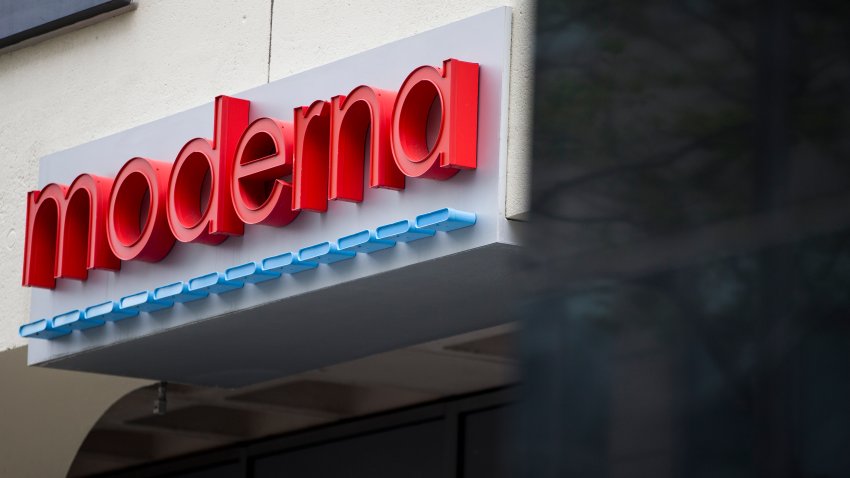 CAMBRIDGE, MA – MAY 18: Moderna Therapeutics headquarters in Cambridge, MA are pictured on May 18, 2020.  Moderna is one of a number of companies making progress on a Coronavirus vaccine. (Photo by Blake Nissen for The Boston Globe via Getty Images)