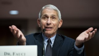 In this June 30, 2020, file photo, Anthony Fauci, director of the National Institute of Allergy and Infectious Diseases, speaks during a Senate Health, Education, Labor and Pensions Committee hearing in Washington, D.C.