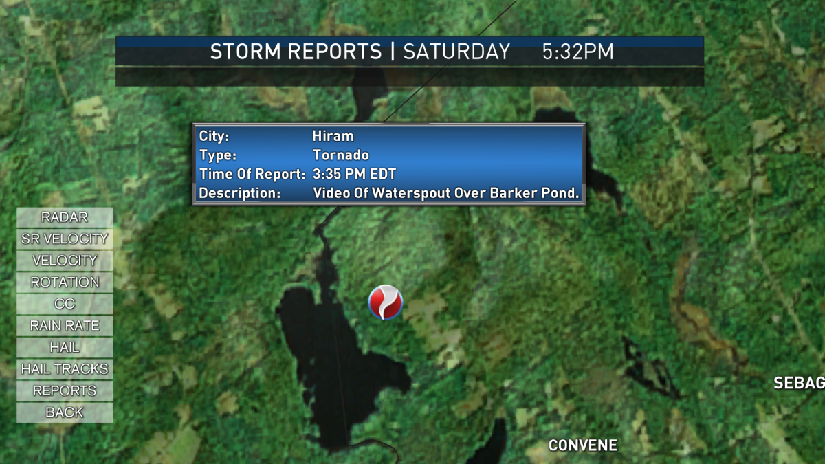 Tornado Confirmed in Maine as Showers, Storms Fizzle Out and Patchy Fog