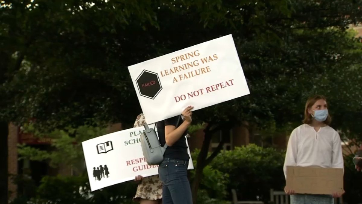 Group of Mass. Parents Rallies for Full Return to Classroom Learning ...