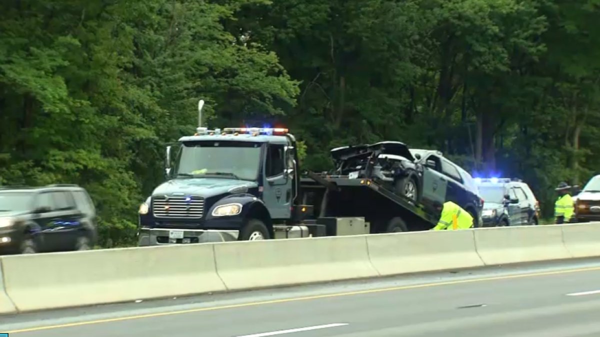 State Trooper Injured in Multi-Vehicle Crash on Mass. Pike – NBC Boston