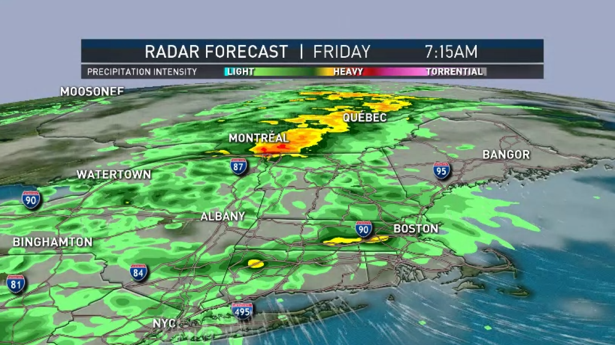 Scattered Showers Friday Ahead of Hot, Humid Weekend – NBC Boston