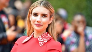 In this April 27, 2019, file photo, Emma Roberts attends STX Films World Premiere of "UglyDolls" at Regal Cinemas L.A. Live in Los Angeles, California.