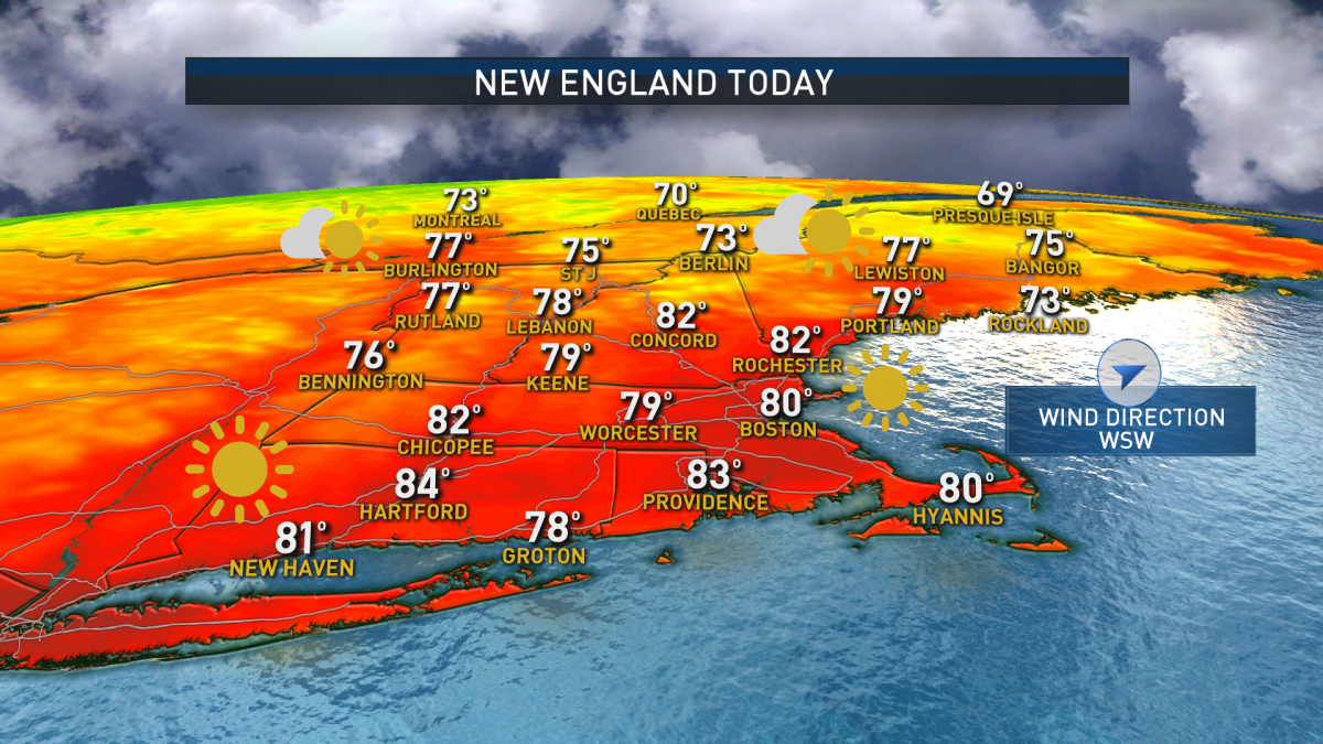 Afternoon Showers Possible Wednesday NBC Boston