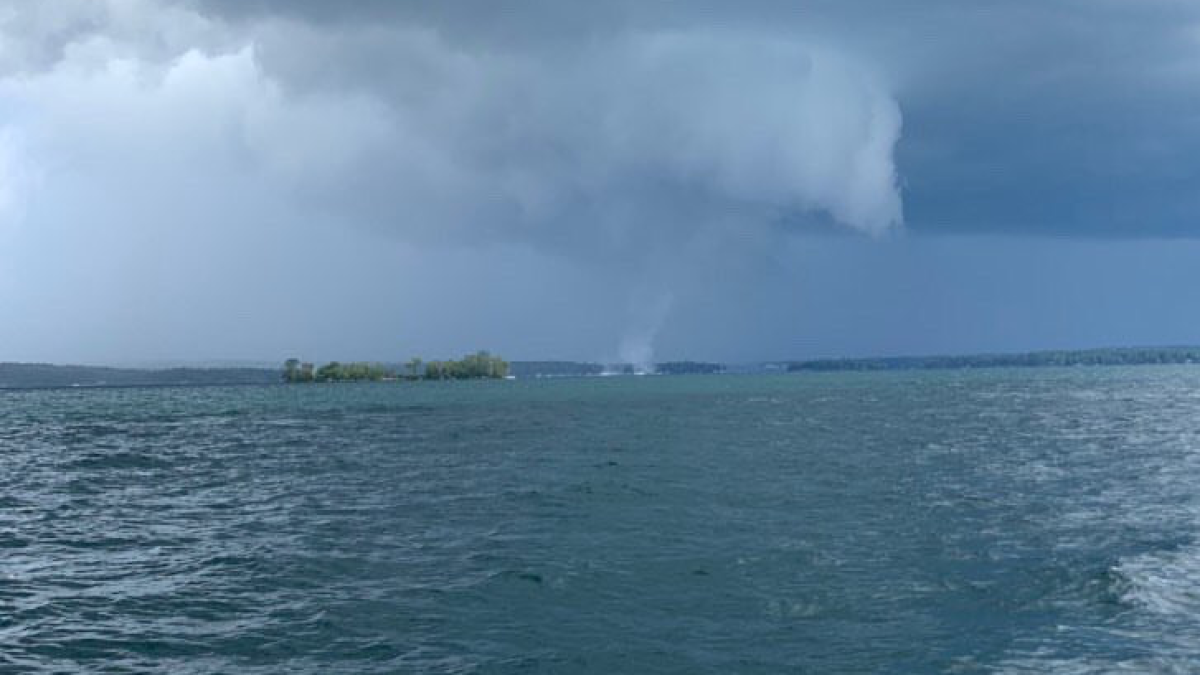 Tornado Seen on Lake Winnipesaukee as Storms Cross New England NBC Boston