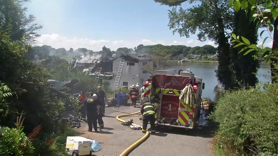 Gloucester House Fire Kills 2 Dogs, Injures Firefighter NBC Boston