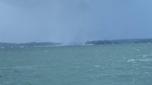 A tornado seen on New Hampshire's Lake Winnipesaukee