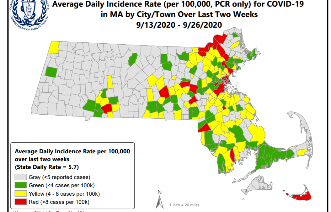 Mass Covid 19 Risk Map Boston Joins Red Cities And Towns Nbc Boston