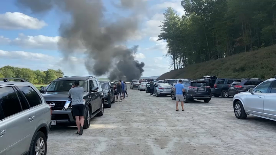 Car Catches Fire at Game On Fitchburg Sports and Performance Center
