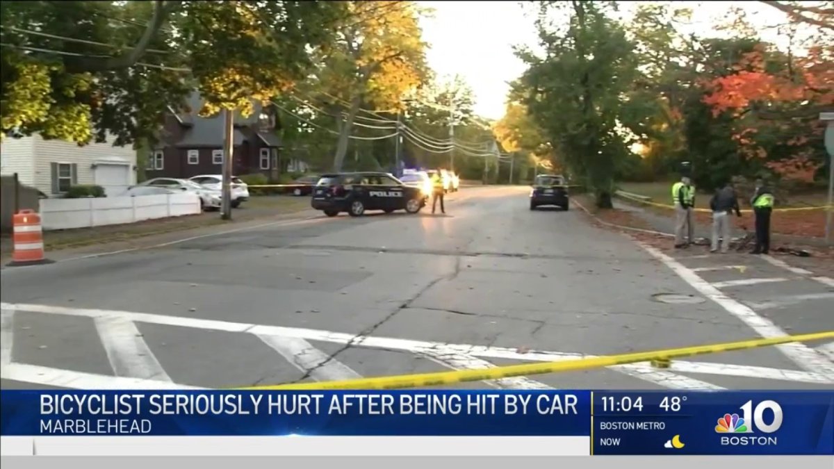 Mass. Bicyclist Seriously Injured After Being Hit by Car NBC Boston
