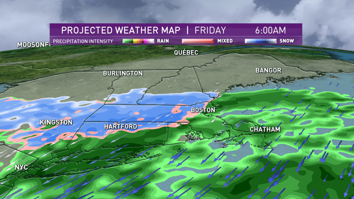 Heavy Rain, Wind and Snow Expected for Parts of New England – NBC Boston