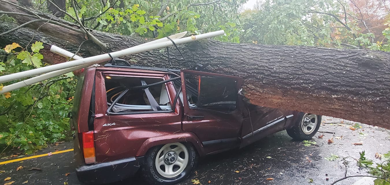 Photos Powerful Storm Causes Damage In Mass Communities
