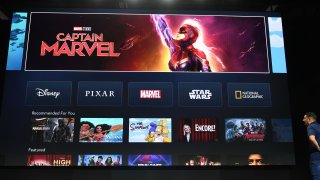 Disney+ interface displaying viewing options
