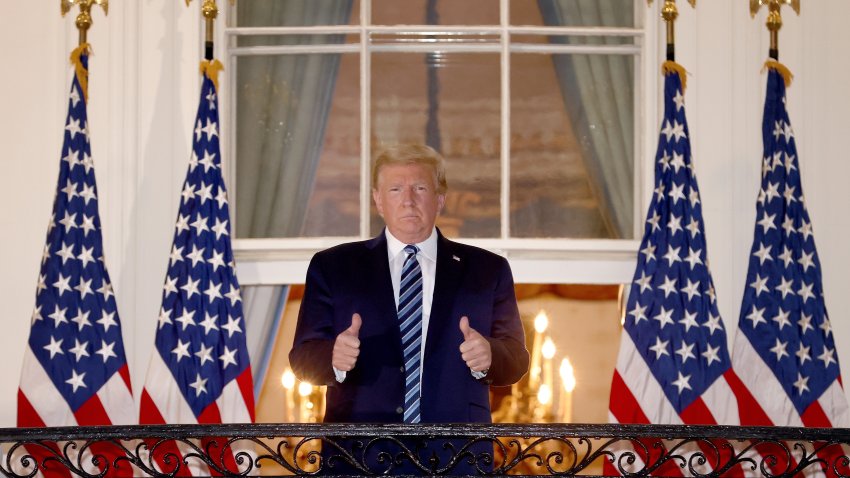 WATCH: Trump Returns to White House for Continued Coronavirus Treatment