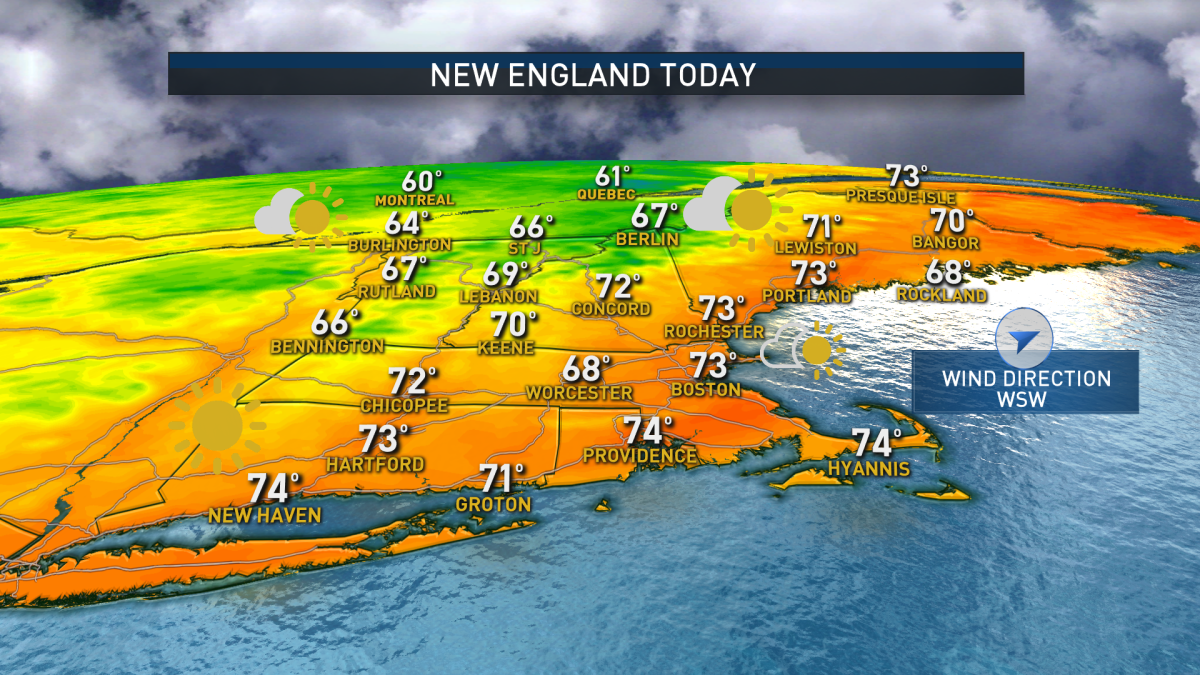 Fall Weather Returns with Sunshine, Temps in the 70s – NBC Boston