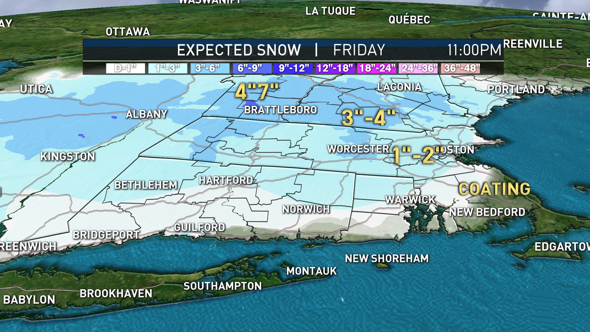 How Much is it Going to Snow in Massachusetts and New England? – NBC Boston