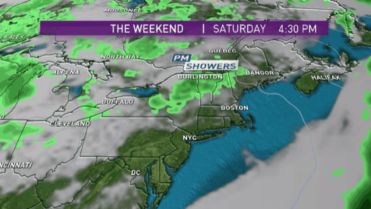 Cooler Air Moves in for the Weekend – NBC Boston