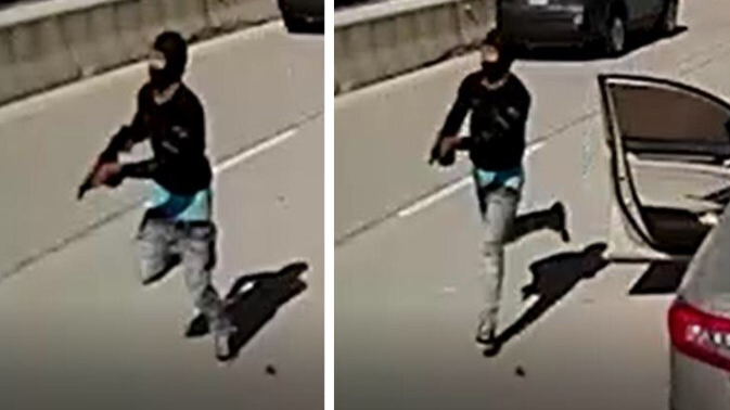 Dallas police investigators released images Thursday night that they say show the gunman in the freeway murder of Dallas rapper Mo3.