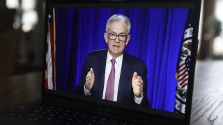 Jerome Powell, chairman of the U.S. Federal Reserve, speaks during a virtual news conference in Tiskilwa, Illinois, U.S., on Wednesday, Dec. 16, 2020.