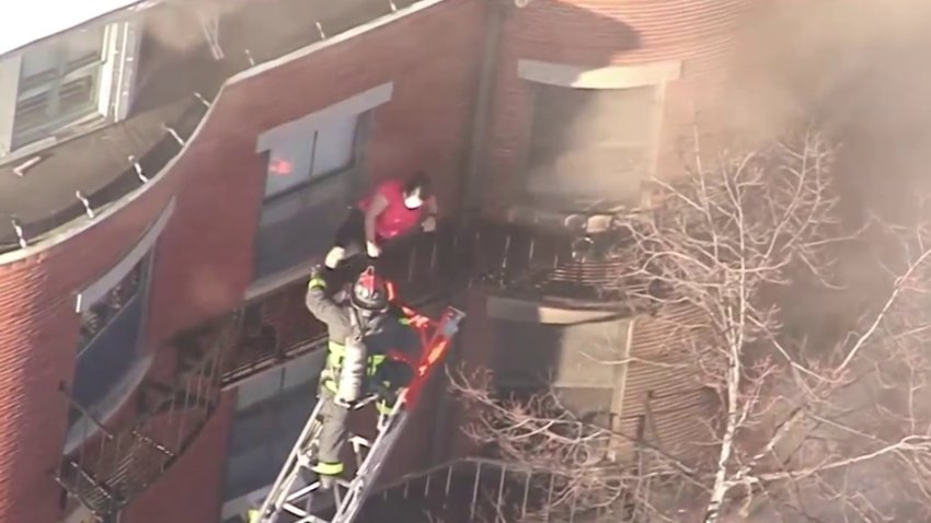 Woman and 2 Children Rescued From Fire in Boston's South End