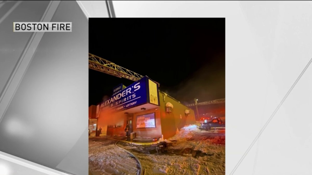 Boston Fire Crews Battle Blaze at Liquor Store NBC Boston