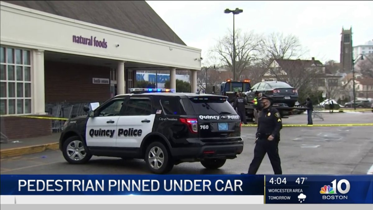 Mass. Pedestrian Pinned Under Car – NBC Boston