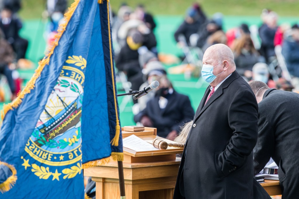 NH State Rep. Dick Hinch at the opening session of the New Hampshire Legislature