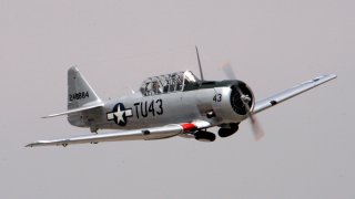 A restored the WWII Tuskegee Airmen AT 6 Texan, "Double Vee" airplane will be at the Van Nuys Airshow, "Rockin' Airfest 2006".